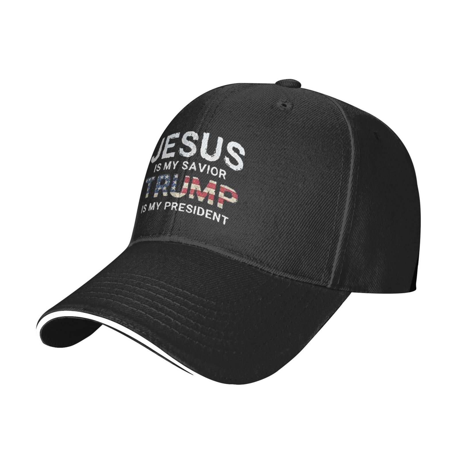 Jesus is My Savior Trump is My President Hat Adjustable Funny Fashion ...