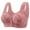 H114-Rose Gold, variant on VFRGHD Front Closure Bras For Women Comfortable Wide Shoulder Strap Full Coverage Bra No Underwire Everyday Bras For Senior Stylish Brassieres