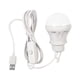 thumbnail image 1 of Cateissary Bombilla USB, luz LED para acampar con botón de interruptor, 5V, libro pequeño, de estudiante, luces nocturnas, lámpara de hogar para Iluminación y accesorios 2.4 M con interruptor Cateissary  HA073133-03, 1 of 6