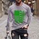 thumbnail image 1 of Blusas y camisas de manga larga y cuello redondo para hombre, camisetas casuales con estampado de moda y cuello redondo, blusas de licra de manga corta para hombre., 1 of 5