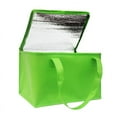 thumbnail image 3 of 2x Sac Isotherme Pliable Grand Format pour Aliments Gâteau Isolé Boîte Thermique en Aluminium Imperméable Vert & Rouge, 3 of 7