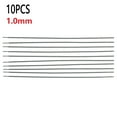 thumbnail image 1 of BTOER 10pcs Stainless Steel Electrode Rods 1 0mm 4 0mm Welding Kit for Experts, 1 of 9