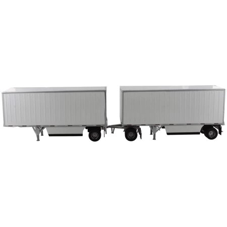 1:50 Wabash National 28' White Pup Trailers 91036