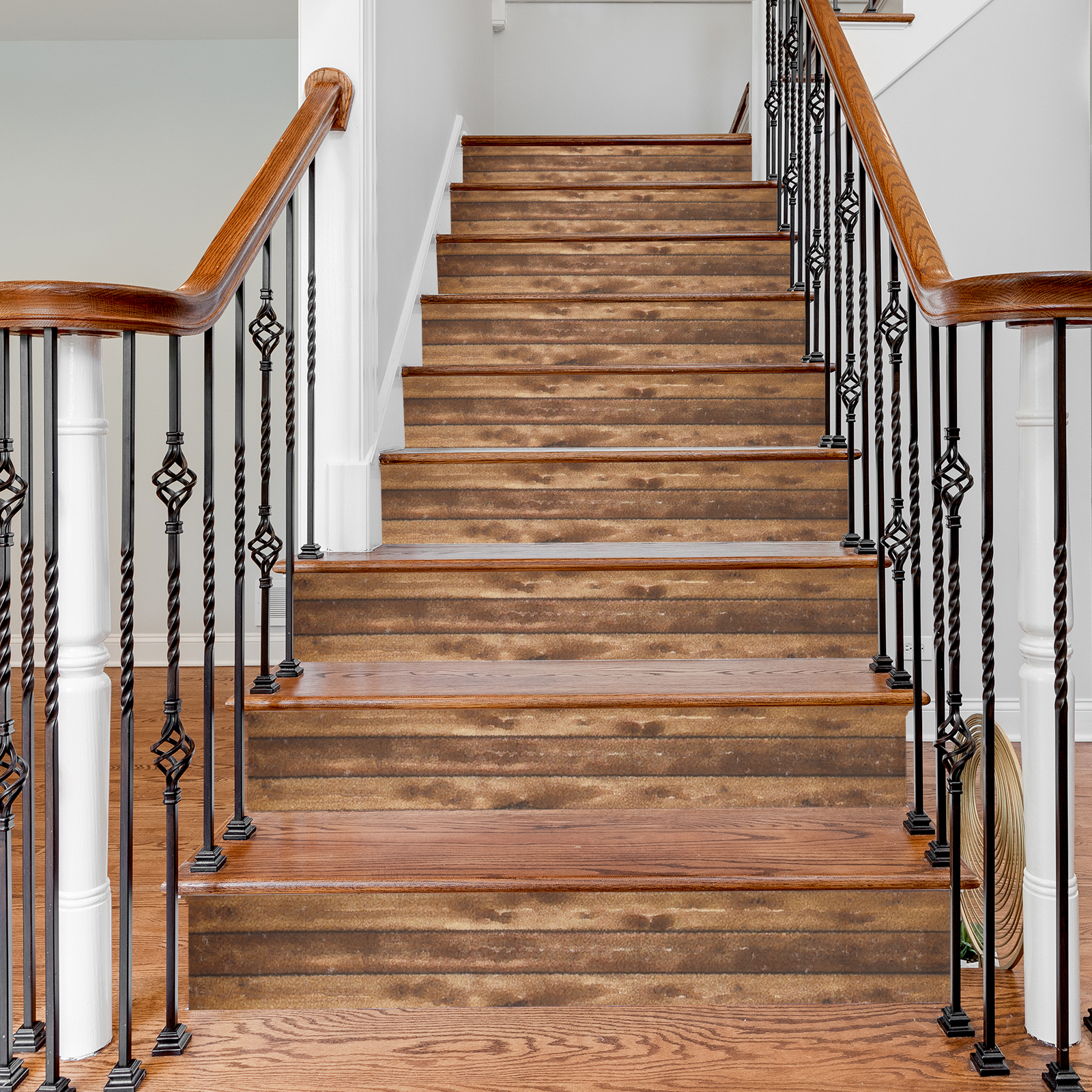 Self Adhesive Stair Stickers, 14pcs Peel and Stick Vinyl Staircase