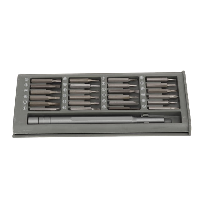 Juego De Destornilladores De 24 Puntas, Juego De Destornilladores Con Ergonómico Duradero Completo Para Mantenimiento