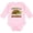 AD-Pink, variant on Turtle-ly Adorable Cute Turtle Boys or Girls Long Sleeve Baby Bodysuit