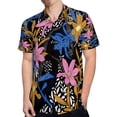 thumbnail image 4 of High Quality Hawaiian Shirts for Men Short Sleeve Aloha Beach Shirt Floral Summer Casual Button Down Shirts Blouses LKA72E, 4 of 7