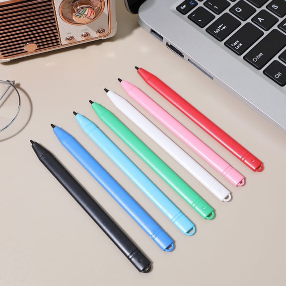 14 Pcs White Paint Pens for LCD Tablets, Board Markers, Writing Stylus Set for Art, Crafts, and Office Use