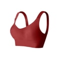 thumbnail image 6 of AJGRHE office Wear Bra Seamless Full Figure Lift Bra Wireless V Shaping Underwear for Everyday Full Bust Support and Comfortable Fit M Red, 6 of 6