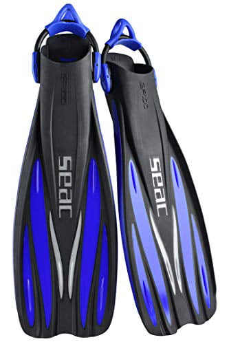 Professional Adjustable Diving Fins with Elastic Strap Sling Strap SEAC GP 100 S 