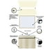 thumbnail image 5 of Gabinete De Baño Con Lavabo VINVENT Con Espejo Y Lampara, 5 of 7