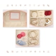 thumbnail image 3 of Unique Bargains 2 Layer Jewelry Boxes PU Leather Jewelry Organizer Case with Drawer Pink, 3 of 6