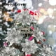 thumbnail image 4 of Flores navideñas con purpurina plateada, adornos de flores artificiales para árbol de Navidad plateado, decoración navideña para el hogar, fiesta de Año Nuevo, 4 of 5