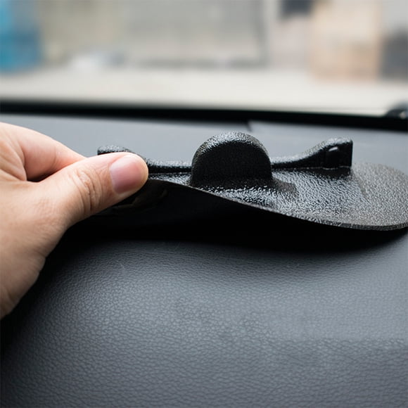 TEHAUX 1Pcs Durable Non-toxic Black Car Phone Holder for Smartphone and GPS Device Reusable Universal Design