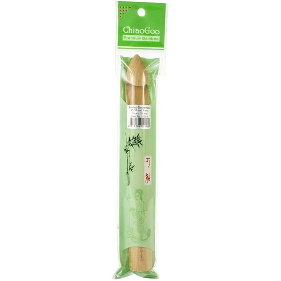 ChiaoGoo Wood Crochet Hooks 5 Sizes - US-Q 15.75 mm to US-U 25. mm