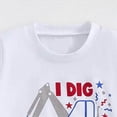 thumbnail image 5 of My First 4th of July Baby Boy Outfit Independence Day 4th of July Baby Boy Outfit USA Flag Short Sleeve Shirt Elastic Shorts 2Pcs Toddler Boys Fourth of July Outfits, 5 of 9