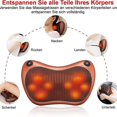 thumbnail image 1 of ZHAOCHENG Masajeador Shiatsu Cojín de masaje 3D con función de calentamiento Masajeador eléctrico de cuello, 1 of 5