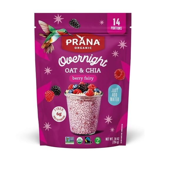 Prana Organic Overnight Chia, Berry Fairy (28 Ounce)