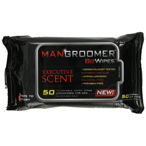 Toallitas MANGROOMER Biz Executive Scent 50 piezas