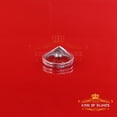 thumbnail image 5 of King of Bling's White 925 Sterling Silver Heart Cubic Zirconia 1.11ct Womens Fancy Ring Size 7, 5 of 13