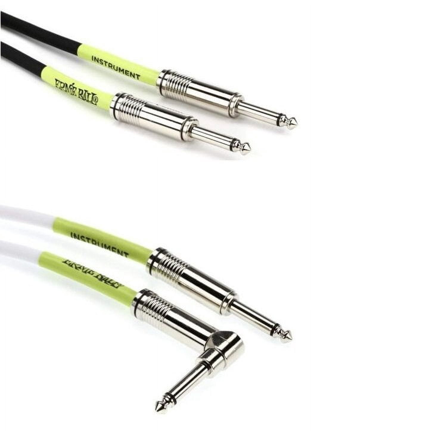Ernie Ball 20' Straight / Straight Instrument Cable Black - P06046