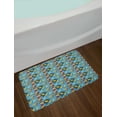 thumbnail image 2 of Acorn Bath Mat, Abstract Graphic Art with Jumbled and Overlapped Pieces of Autumn Nature Vegetation, Plush Bathroom Decor Mat with Non Slip Backing, 29.5" X 17.5", Multicolor, by Ambesonne, 2 of 2