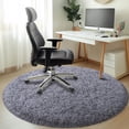 thumbnail image 5 of SARAG 6x6ft Round Rugs for Bedroom,Area Rug for Nursery Room,Furry Carpet for Children Kids Room,Light Gray, 5 of 8