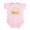 Petal Pink, variant on - Fast Food Hamburger Body Suit - Baby Light Bodysuit, Size Newborn - 24 Months