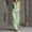 Green women's 2 piece lounge set a1, variant on Cagogo Women's 2 Piece Sleeveless Tank Top Wide Leg Pants Set Casual Boho Beach Outfits Loose V Neck Tops Comfy Pants Matching Lounge Sets Tracksuits Summer Travel Cruise Clothes, Green M