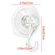 thumbnail image 3 of Suction Cup Garland Hook, Window Glass Door Hook, Removable Strong Cup Garland, Halloween Christmas Decoration, Heavy Duty Suction Cup, Easy Install, Metal Frame, For Bedroom, 3 of 8