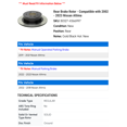 thumbnail image 2 of Rear Brake Rotor - Compatible with 2002 - 2023 Nissan Altima 2003 2004 2005 2006 2007 2008 2009 2010 2011 2012 2013 2014 2015 2016 2017 2018 2019 2020 2021 2022, 2 of 2
