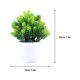 thumbnail image 3 of 1 pieza de adorno de planta de simulación, bonsái artificial, decoración de escritorio para el hogar., 3 of 7