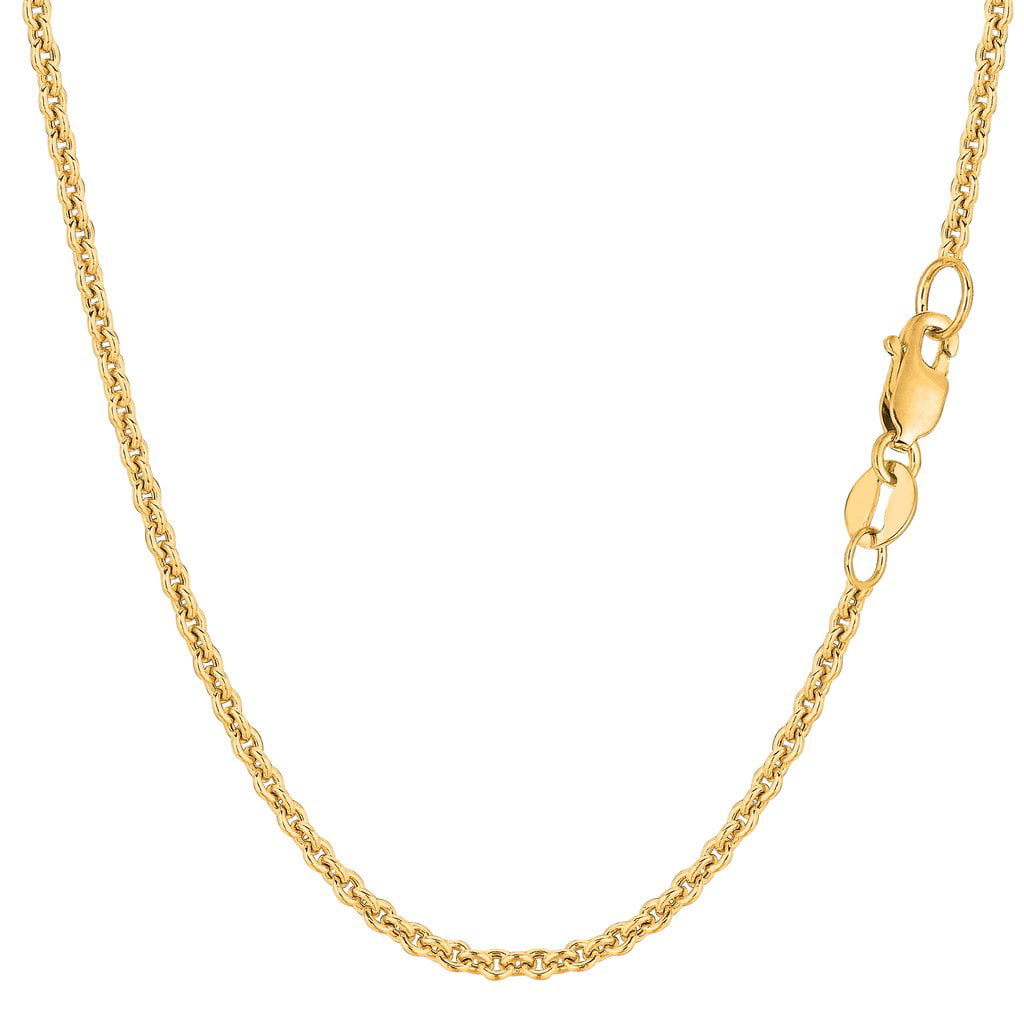 Next Level Jewelry - 14K Yellow Gold 2.2MM Forsantina Cable Link