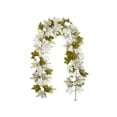thumbnail image 2 of AUNVITO Artificial Autumn Maple Leaf Hanging Vine, Realistic Harvest Foliage Ornament, Indoor Fireplace Window Dual Holiday Decor, 2 of 7