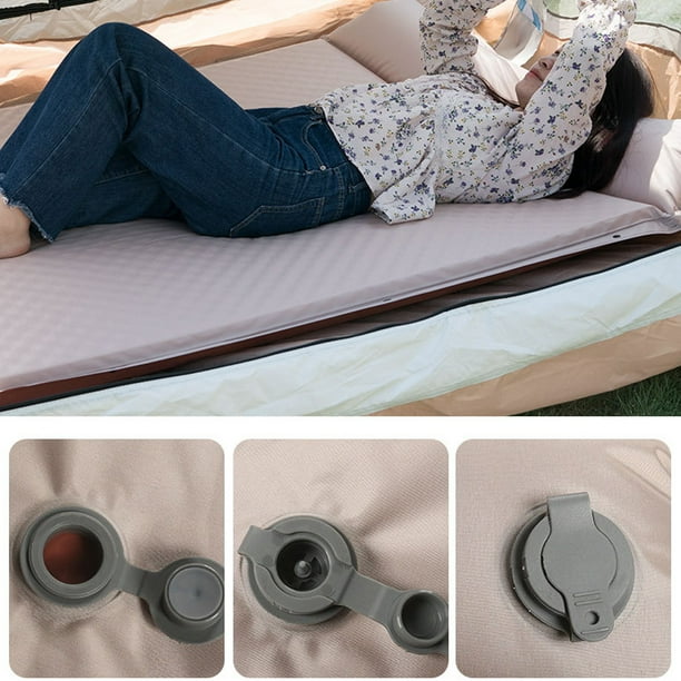 Automatic Inflatable Air Mattress Thickened Floor Mat Portable Camping Tent Air Bed Self Inflating with Pillow Storage Bag for Home Office Outdoors Camping Beach Walmart