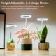 thumbnail image 4 of 4X Luces de Cultivo para Plantas de Interior, Luz de Planta de LED de Espectro Completo con Temporizador Automático Ajustable en del Soporte, para Plantas, 4 of 5