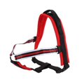 thumbnail image 1 of Arnés grande de nailon rojo para perros para caminar cómodamente y con control, diseño duradero con tracción en el pecho y la espalda, 1 of 8