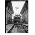 thumbnail image 2 of Historic Framed Print, Naval Operating Base Dutch Harbor & Fort Mears, Iliuliuk Submarine Base Marine Railway Ship Repair Shed, Unalaska, Aleutian Islands, AK - 5, 17-7/8" x 21-7/8", 2 of 9
