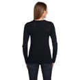 thumbnail image 3 of Bella + Canvas - Women's Long Sleeve Burnout Tee - 8650, 3 of 3
