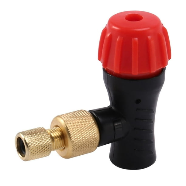 Accesorios de válvula Schrader Presta para cabezal de bomba de bicicleta para botellas de Co2