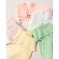 thumbnail image 6 of Toddler Girls Baby Ruffle Socks Cute Cotton White Turn Cuff Frilly Dress Little Girls Socks 12M-6Y, 6 of 8