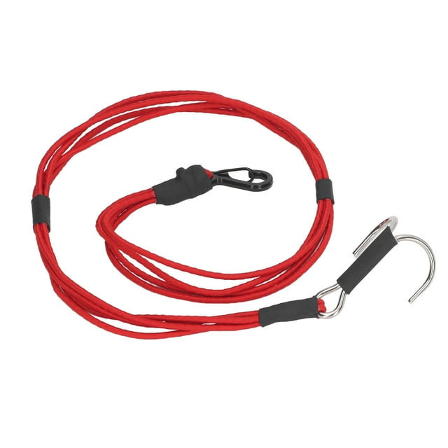 RC Crawler Winch Strap Elastic Rescue Towing Trailer Rope With Hooks For 1/10 1/8 RC Car