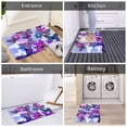 thumbnail image 5 of Vsdgher Flying Butterflies print Flannel Anti-Slip Floor Mat Comfort Mat Floor Carpet for Decor, Non-Slip, Home, Office, Laundry, Durable, 5 of 5