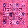 thumbnail image 1 of Ahgly Company Indoor Square Abstract Pink Modern Area Rugs, 5' Square, 1 of 4