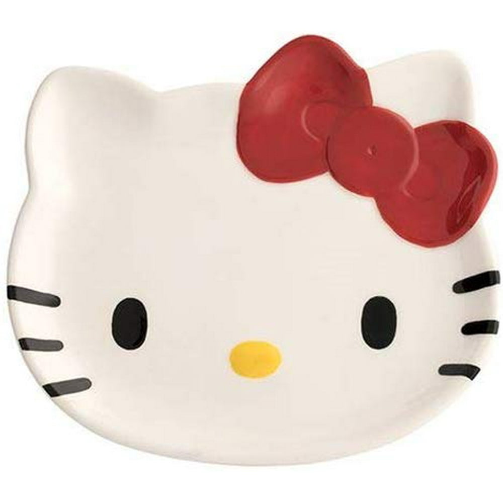 Hello Kitty Debossed Shaped Ceramic Trinket Tray