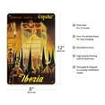 thumbnail image 2 of Iberia - Holy Week in Spain (Semana Santa en España) - Fly By Iberia Air Lines of Spain - Vintage Travel Poster c.1950s - 8 x 12 inch Vintage Wood Art Sign, 2 of 4