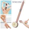 thumbnail image 2 of Mango largo Exfoliante Baño Piel Cepillo Exfoliante corporal Ducha Limpieza (Rosa) Ndcxsfigh Cuidado Belleza, 2 of 9