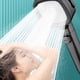 thumbnail image 1 of Cabezal de ducha de alta presión con 4 modos de rociado y parada de agua | Turbo Boost para baja presión de agua | Boquilla de ducha con filtro de mano para baño, 1 of 9