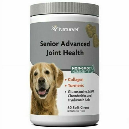 UPC: 0797801005425 | NaturVet Senior Advanced Joint Health Dog Soft Chew  Count of 60