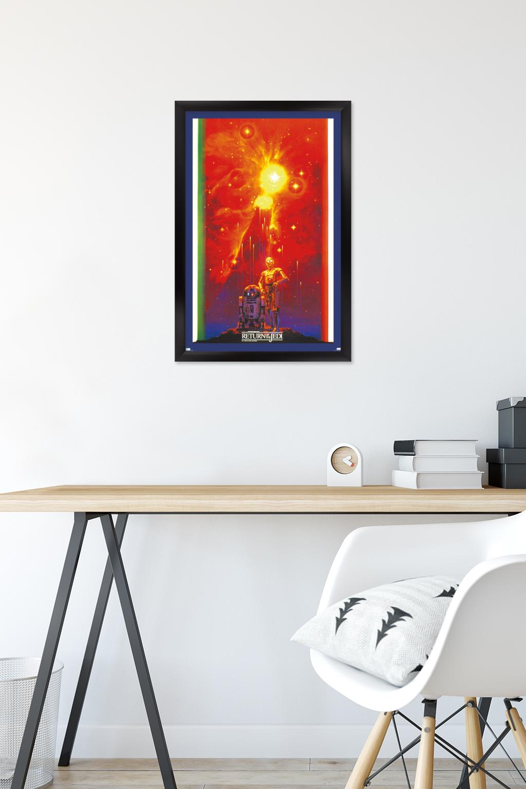 Star Wars: Return of the Jedi - Droid Celebration Wall Poster, 14.725" x 22.375" Framed